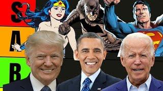 US Presidents Rank DC Superheroes