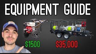 Pressure Washing Business Equipment Guide $2k - $35K