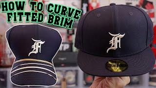 HOW TO CURVE THE BRIM ON ANY HAT *Easy Tutorial* Bend Your Fitted Brim