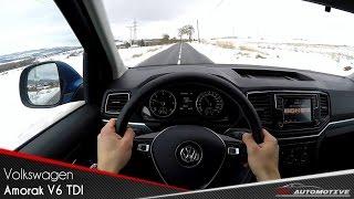 Volkswagen Amarok 3.0 V6 TDI POV Test Drive + Acceleration 0 - 100 kmh + Top Speed