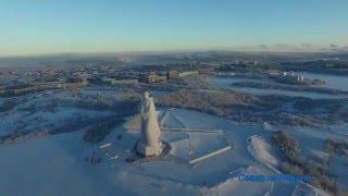 Мурманск 2016 с квадрокоптера. Murmansk 2016. DJI Phantom 3 Professionan