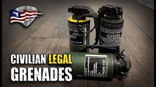 Civilian LEGAL Smoke And Flash Bang Grenades   IWA International