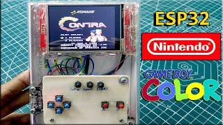 ESP32 Nintendo Gameboy Color  How to Make Esp32 NES Emulator  DIY ESP32 gaming Console  NES Games