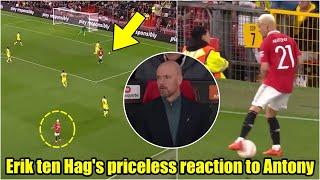 Embarrassing - Antony performs trademark spin Ten Hag looked absolutely furious