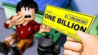 ABANDONED CHILD Became A BILLIONAIRE A Roblox Movie