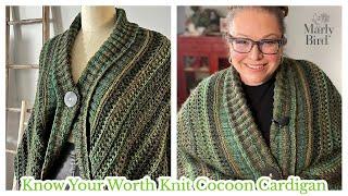 How to Knit Your NEW Favorite Cardigan  Know Your Worth Cocoon Cardigan  Adv. Beginner Knitting