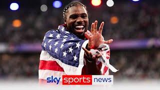 Noah Lyles wins mens 100m final in photo finish