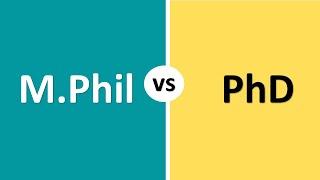 Difference between M.Phil. and PhD