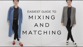 Easiest Guide to MIXING and MATCHING for Edgy Classic Wardrobe - Minimalist Fashion