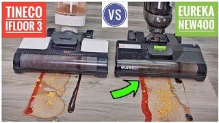 Tineco iFloor 3 vs EUREKA NEW400 Cordless Wet Dry Vacuum Mop Comparison