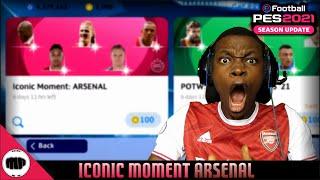 I WAS CONFIDENT ARSENAL ICONIC MOMENTS PES MOBILE