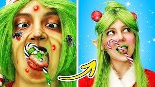 CHRISTMAS MAKEOVER for POPULAR vs NERD - My New Classmate is Weirdo TIKTOK GADGETS by La La Life