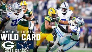 Green Bay Packers vs. Dallas Cowboys Game Highlights  NFL 2023 Super Wild Card Weekend