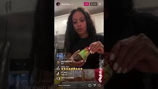 Alexis Sky & Lay Lay In The KitchenOn Insta Live video 10 March 2021