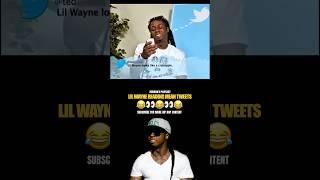 Lil Wayne reads his twitter tweets  #lilwayne #hiphop #rap