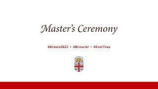 2022 Graduate School Master’s Ceremony