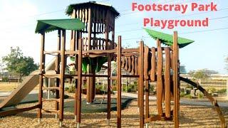 Having fun at Footscray Park Playground - Melbourne Australia