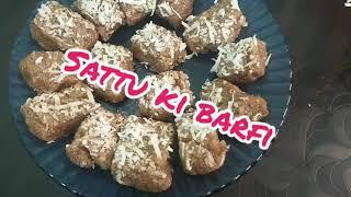 Sattu ki healthy  barfi