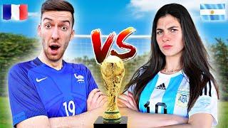 WK FINALE VOETBAL CHALLENGE *FRANKRIJK vs ARGENTINIË* #510