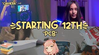 Starting 12th Grade Study Vlog  New session CBSE Class 12 Study Vlog Miss Kate 