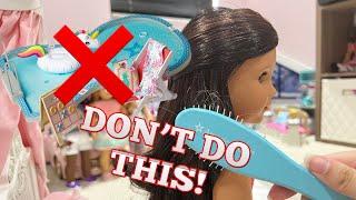 5 Things You DON’T Want To Do To Your American Girl Dolls  Emma Cole 