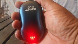 THE GO-WARMER  HAND WARMER  PHONE CHARGER  FLASHLIGHT