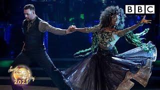 AJ Odudu and Kai Widdrington Viennese Waltz to Dangerous Woman by Ariana Grande  BBC Strictly 2021