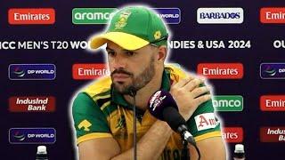 Aiden Markram post-match press conference  South Africa v India  T20 World Cup final 2024 