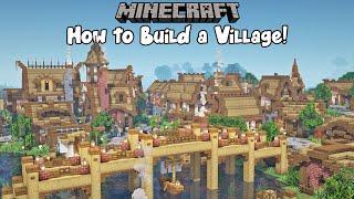 Minecraft - How to Plan & Build a Custom Village