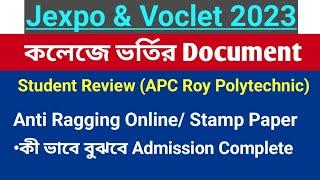 Jexpo 2023 Admission All Documents #alldocumentsforjexpofirstallotmentadmission#jexpocounselling