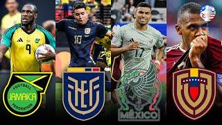 MEXICO LOSES? Venezuela DEFEATS Mexico & Ecuador TAKE DOWN Jamaica 3-1  Copa America 2024