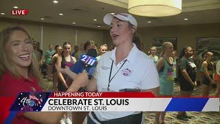 Downtown St. Louis celebrates Fourth of July with parade fireworks