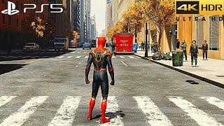 Spider-Man Remastered No Way Home Suit PS5 4K 60FPS HDR + Ray tracing Gameplay - Full Game