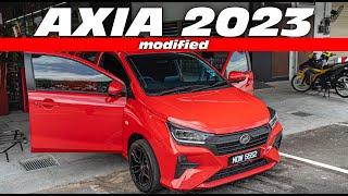 2023 Perodua Axia MODIFIED for GIVEAWAY - Super Power Car Accessories