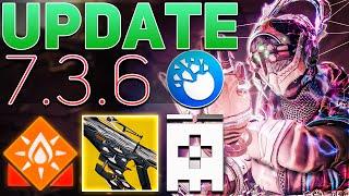MASSIVE Sandbox Changes Into the Light Update & Playlist Changes Update 7.3.6  Destiny 2