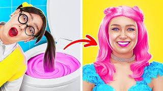 How to Get a PINK HAIR? Extreme Makeover and Viral Beauty Hacks