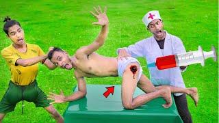 Top New Funny Comedy Video Injection Wali Comedy Video Amazing Comedy Video 2023 Doctor Funny Video