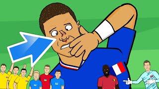 MBAPPE BROKEN NOSE Lukaku miss-fest Romania crush Ukraine Euro 2024 Day 4 Goals Highlights