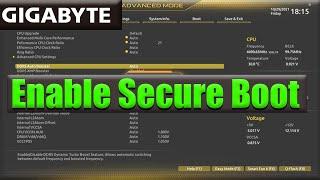 Gigabyte Secure Boot Enable  Rambo Tech 