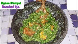 AYAM PENYET CABE IJO - BIKIN BOROS NASI