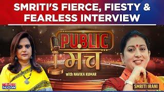 Smriti Iranis High-Powered Interview With Navika Kumar Exclusive On Gandhis Amethi Battle & More