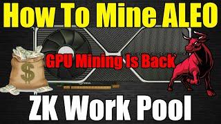 BETTER ALEO POOL - How To Mine ALEO To ZK.Work Mining Pool