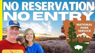 National Park Reservations and Passes REQUIRED