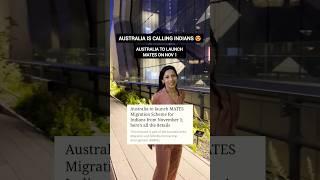 MATES program for Indians starts on November 1 2024  #ytshorts #nidhinagori #australia