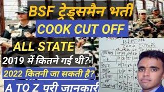 BSF Tradesman Last Year Cut off  BSF Constable Tradesman की पिछले साल की cut off कितनी गई थी? #bsf