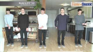 Mens Long Sleeve T-shirt Sizing Video