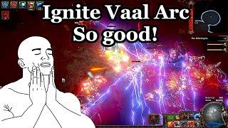 Ignite Vaal Arc is a beautiful thing - Path of Exile 3.16 Scourge