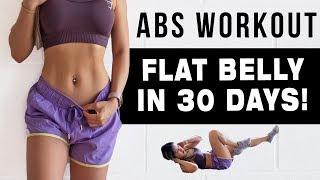 10 Mins ABS Workout To Get FLAT BELLY IN 30 DAYS  FREE WORKOUT PROGRAM