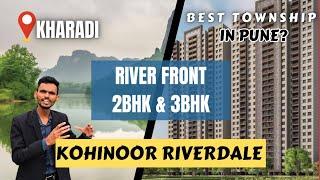 Kohinoor Riverdale Kharadi  Exclusive Site Tour  2 & 3 BHK Show Flat