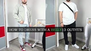 How To Dress With A Belly - 3 Outfits